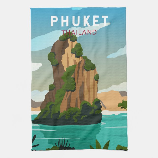 Linge De Cuisine Phuket Thailand Retro (Vertical)