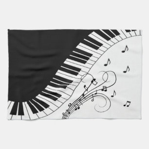 Linge De Cuisine Piano Keyboard Music Design