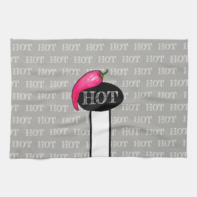 Linge De Cuisine Piment (Horizontal)