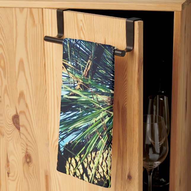 Linge De Cuisine PinCône décoratif amusant (Pliage en tiers)