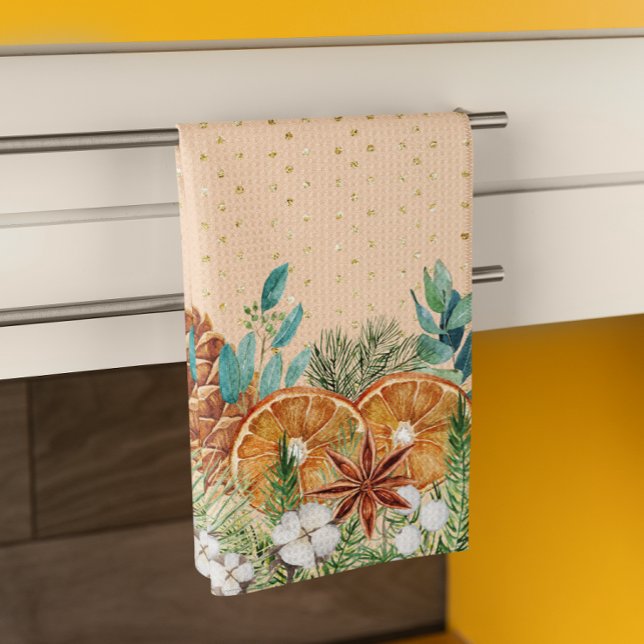 Linge De Cuisine Pine goutte d'eau Noël hiver (Créateur téléchargé)