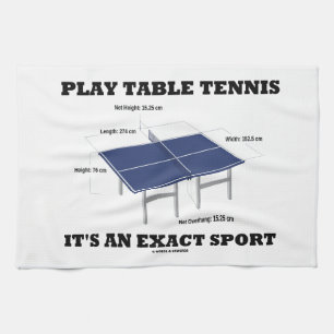 Linge De Cuisine Ping-pong de jeu c'est un sport précis (l'humour)