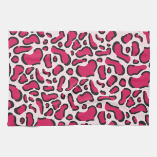 Linge De Cuisine Pink leopard