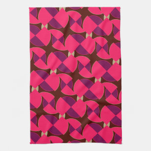 Linge De Cuisine Pink Purple Watermelon Motif Tissu de cuisine