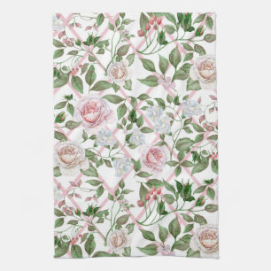 Linge De Cuisine Pink Roses