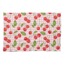 Pique-nique En vichy rose & Cerises rouges