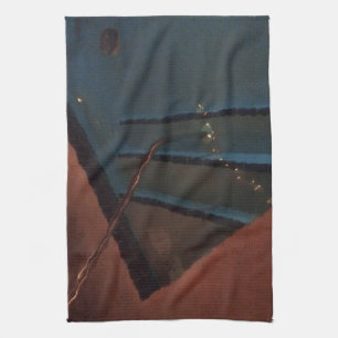 Linge De Cuisine Piscine de nuit Abstraite
