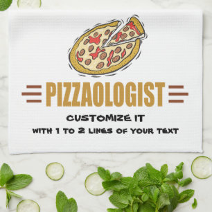 Linge De Cuisine Pizza personnalisée