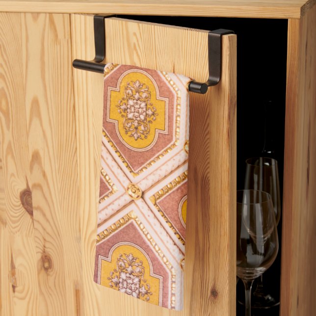 Linge De Cuisine Plafond hongrois (Pliage en tiers)