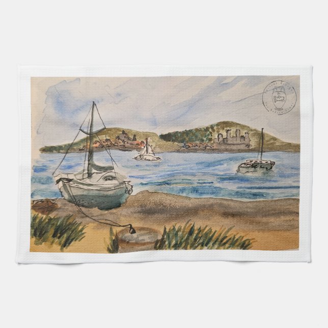 Linge De Cuisine Plage (Horizontal)