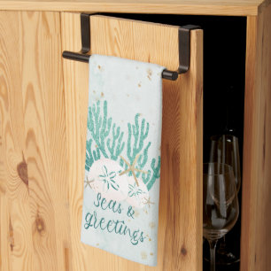 Linge De Cuisine Plage côtière SEAS & GREETINGS Parties scintillant