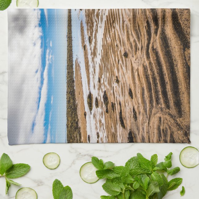 Linge De Cuisine Plage de Budir, Islande (Plié)