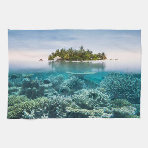 Linge De Cuisine Plages tropicales Ari Atoll Maldives