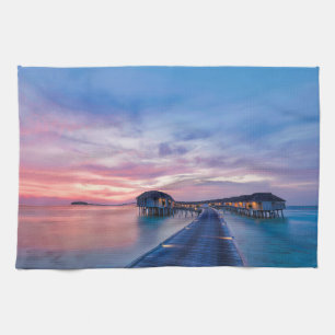 Linge De Cuisine Plages tropicales Bungalows Maldives