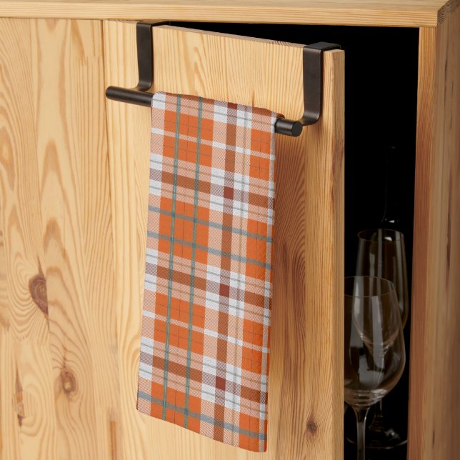Linge De Cuisine Plaid automne (Pliage en tiers)