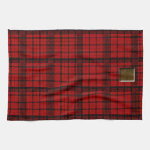 Linge De Cuisine Plaid de Buffalo avec la feuille d'érable
