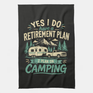 Linge De Cuisine Plan de retraite de camping