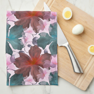 Linge De Cuisine Planche à découper à motif floral tropical sans co