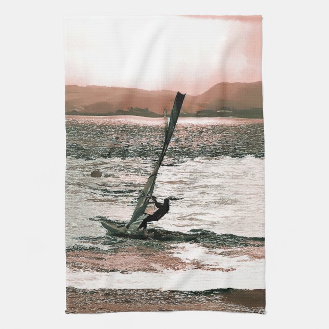 LINGE DE CUISINE PLANCHE À VOILE (Vertical)