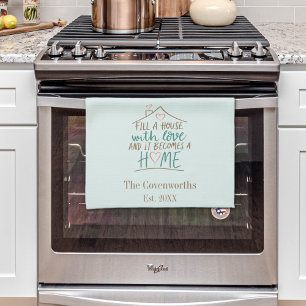 Linge De Cuisine Plein d'amour Personnalisable Ménage