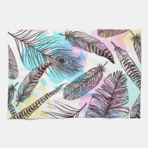Linge De Cuisine Plume de paon