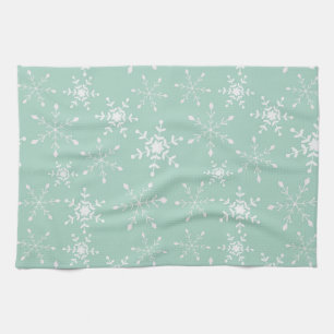 Linge De Cuisine Pneus avec un arrière - plan de cuisine verte