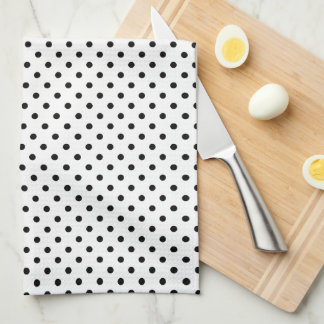 Linge De Cuisine Point noir