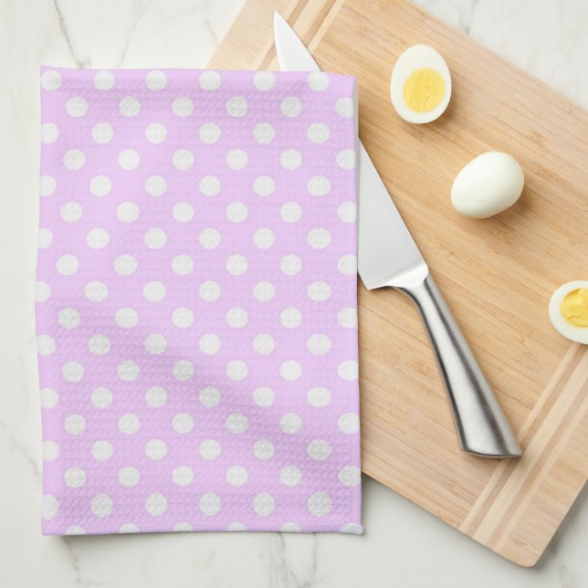 Linge De Cuisine Points de polka (Quart Plié)