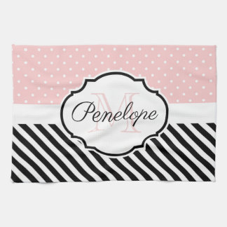 Linge De Cuisine Points mignons et bandes