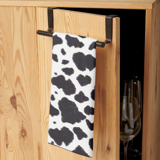 Linge De Cuisine Points 🐄 vaches (Pliage en tiers)
