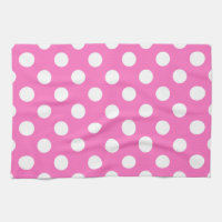 Pois blancs sur rose