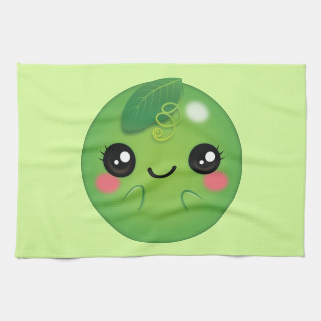 Linge De Cuisine Pois de Kawaii (Horizontal)