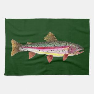 Linge De Cuisine Poisson de truite arc-en-ciel