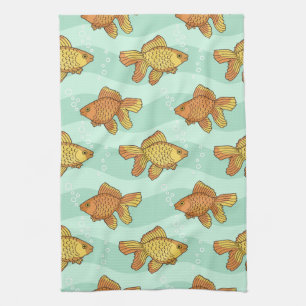 Linge De Cuisine Poisson-motif