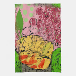 Linge De Cuisine Poissons abstraits, hommage à Matisse