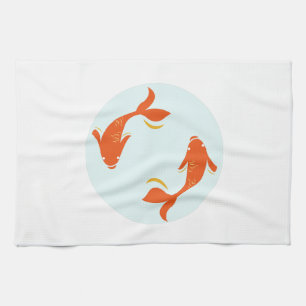 Linge De Cuisine Poissons de Koi