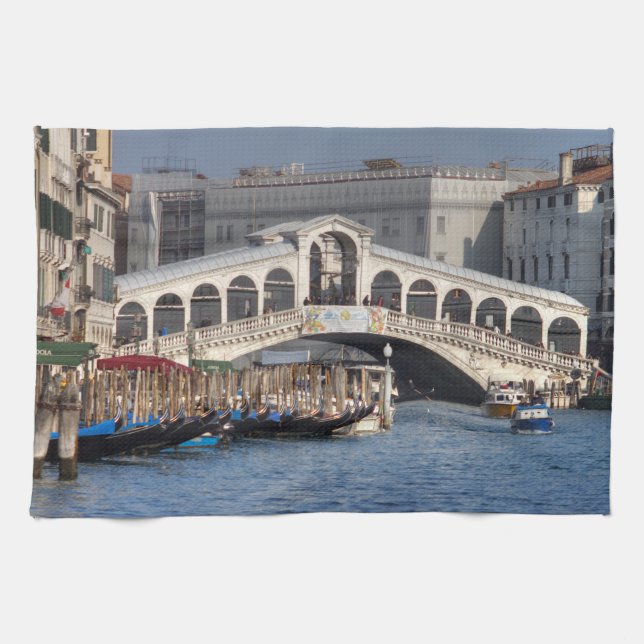 Linge De Cuisine Pont du Rialto Venise Italie (Horizontal)