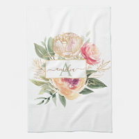 Pony et or Foil Bloom Nom du monogramme