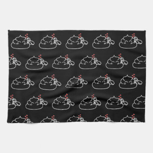 Linge De Cuisine Poop in Love - Brootsch le PooPoo