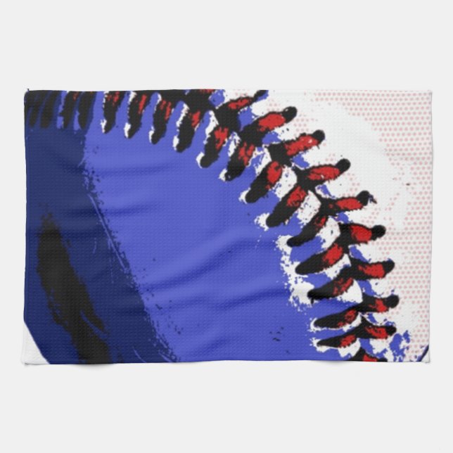 Linge De Cuisine Pop Art Baseball (Horizontal)