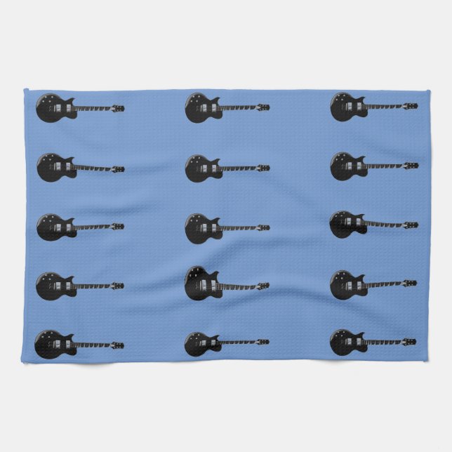 Linge De Cuisine Pop Art Guitare électrique (Horizontal)