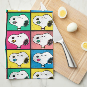 Linge De Cuisine Pop Art Snoopy Lips Mod pour vous Motif
