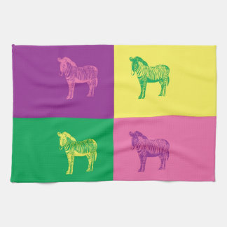 Linge De Cuisine Pop Art Zebra