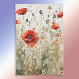 Linge De Cuisine Poppy Day v.1