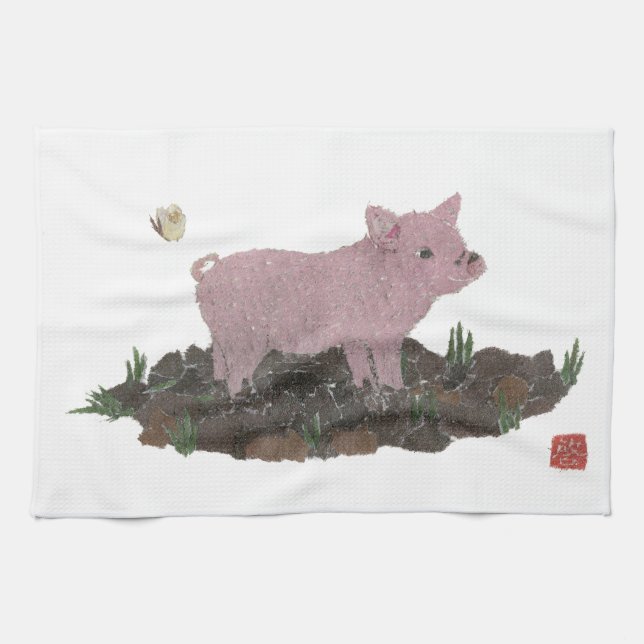 Linge De Cuisine Porc (Horizontal)