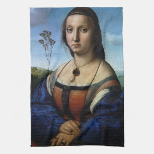 Linge De Cuisine Portrait de Maddalena Doni par Raphael Sanzio