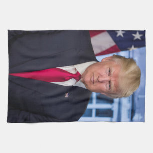 Linge De Cuisine Portrait officiel de Donald Trump