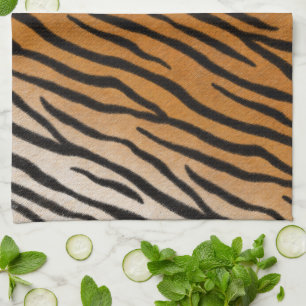 Linge De Cuisine Poster de animal Exotique Réaliste De La Fourrure