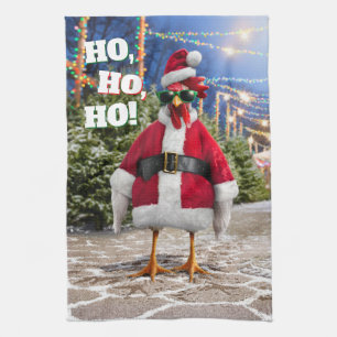 Linge De Cuisine Poule de Noël