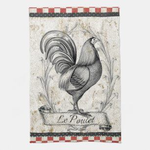 Linge De Cuisine Poulet vintage